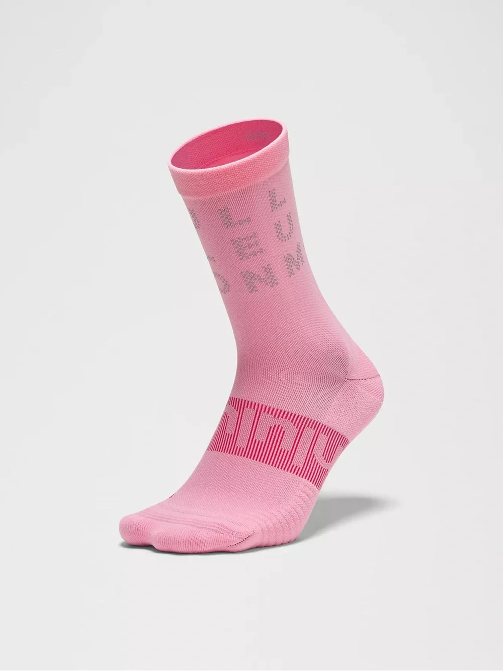 lululemon athletica Pink Power Stride Crew Socks